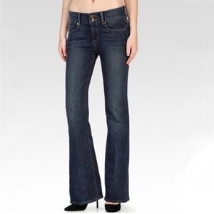 Paige low rise womens jeans Hidden Hills dark wash bootcut flare 27in waist